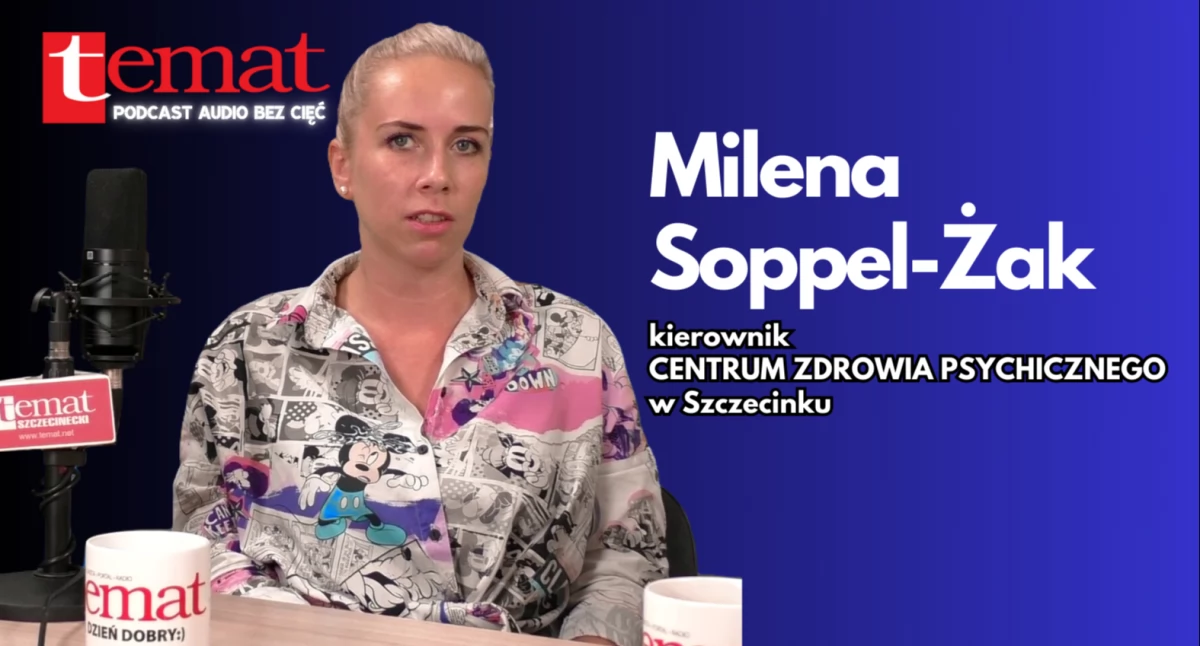 zdjęcie: Milena Soppel-Żak, kierownik Centrum Zdrowia Psychicznego w Szczecinku. Podcast Tematu