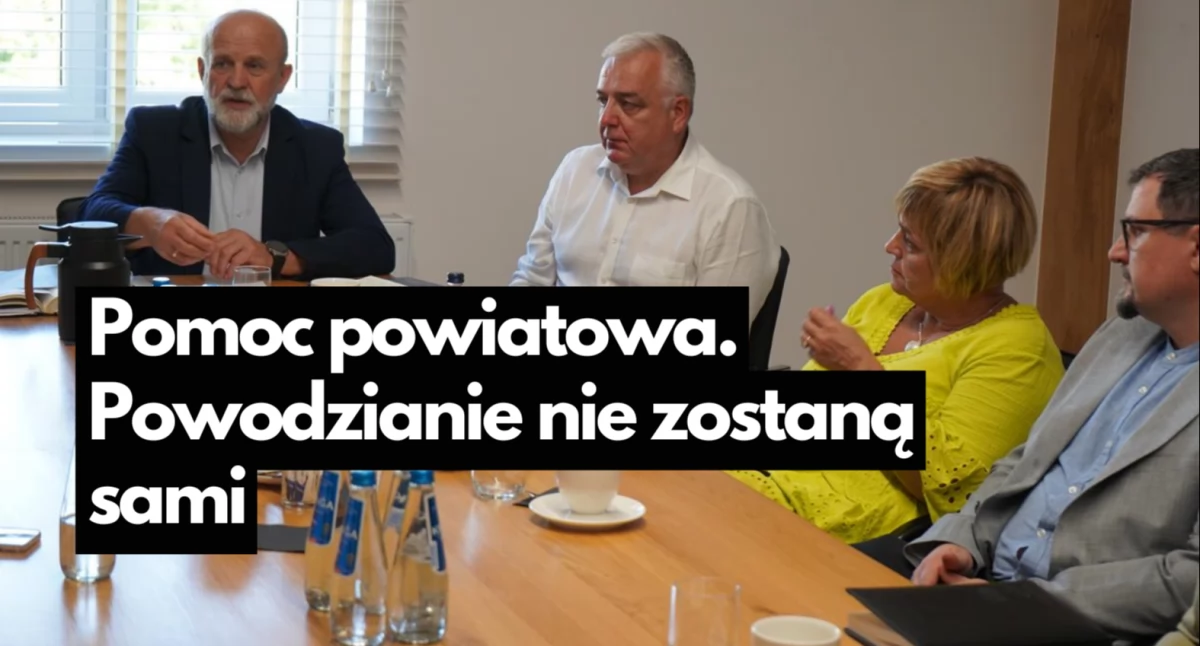 Aktualności, Powiat solidarny powodzianami Zbiórki specjalne konto - zdjęcie, fotografia