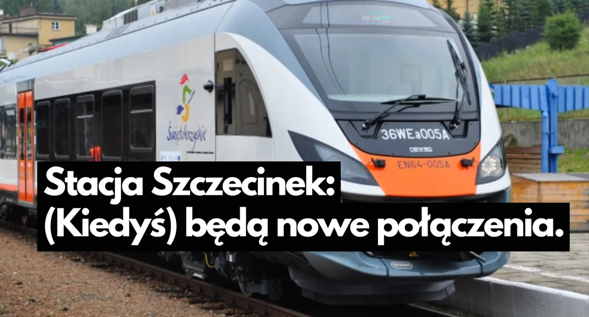 Kolej, Stacja Szczecinek pociągi dalekobieżne - zdjęcie, fotografia