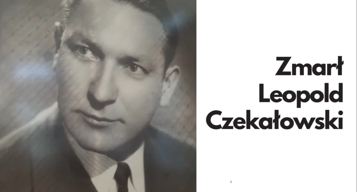 Aktualności, Zmarł Leopold Czekałowski - zdjęcie, fotografia
