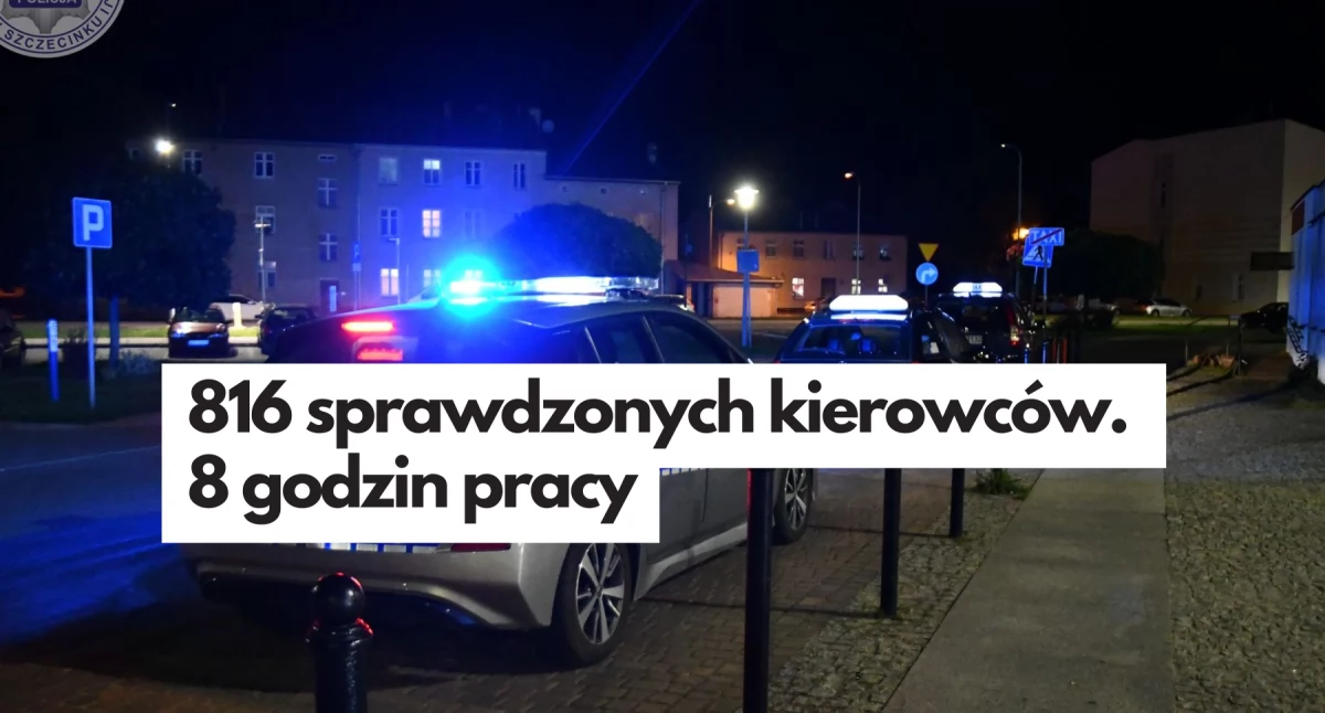 Policja, Policyjna kontrola nalot dywanowy piątek - zdjęcie, fotografia