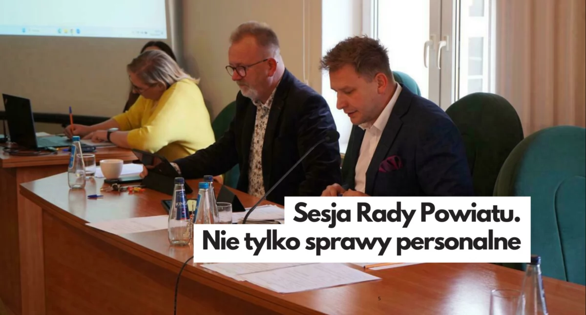 Powiat, Sesja Powiatu tylko sprawy personalne - zdjęcie, fotografia
