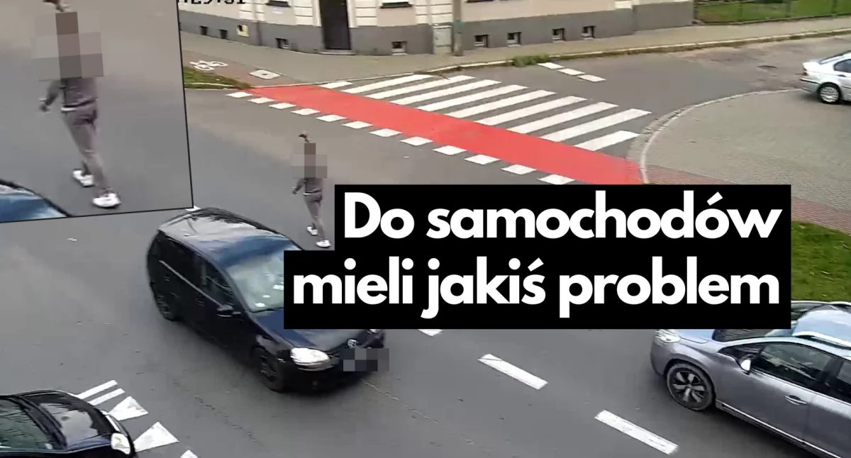 Straż Miejska, krzyczeli próbowali łapać samochody Spokojne niedzielne popołudnie - zdjęcie, fotografia