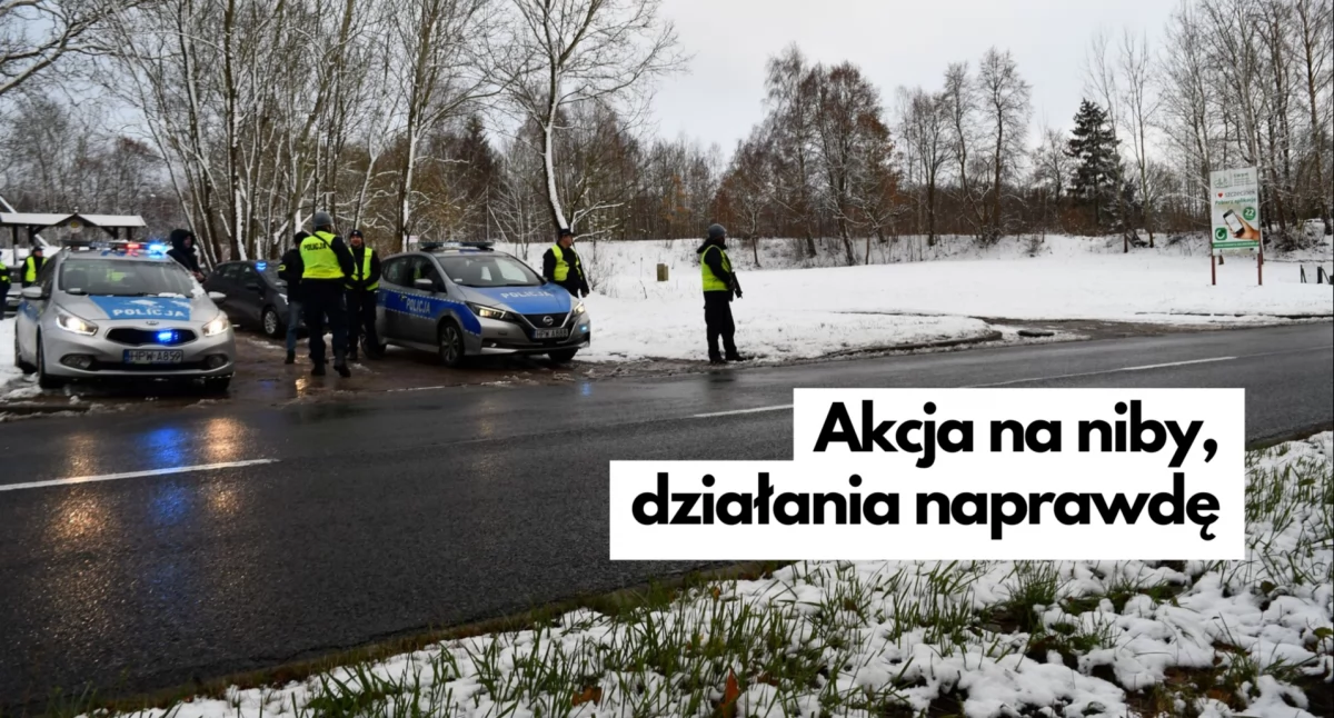 Policja, Policja testowała gruby scenariusz Napad pościg strzelanina wypadek spektakularny finał - zdjęcie, fotografia