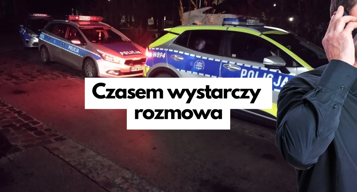 Policja, samobójstwa doszło Wystarczyła skuteczna rozmowa - zdjęcie, fotografia