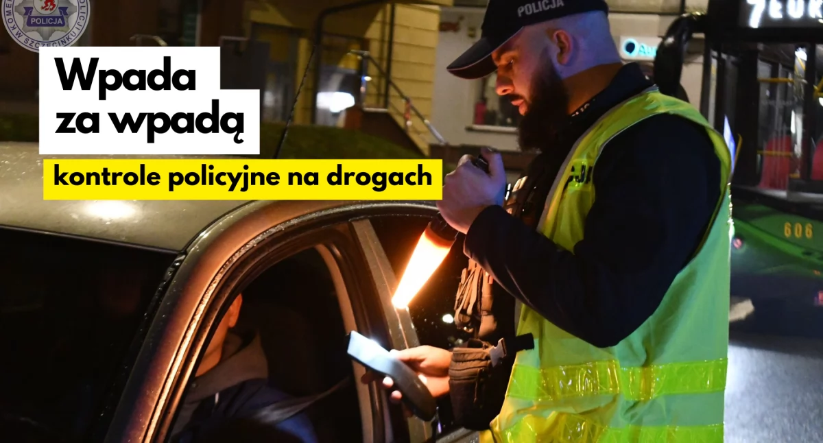 zdjęcie: Poranna kontrola trzeźwości / fot: KPP Szczecinek