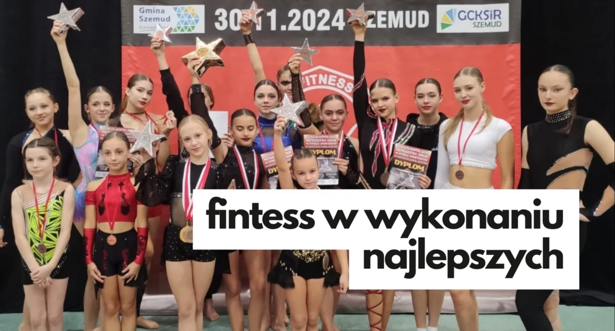 akrobatyka, Fitness sportowy Szemudzie podium - zdjęcie, fotografia