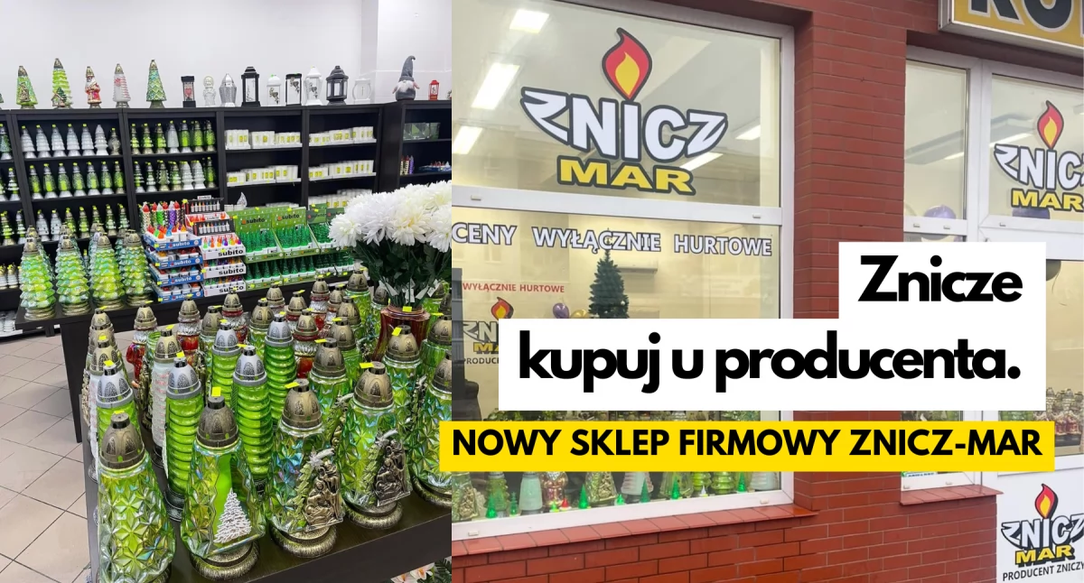 Promocje, Kupuj taniej prosto producenta! Sklep firmowy Znicz otwarty - zdjęcie, fotografia