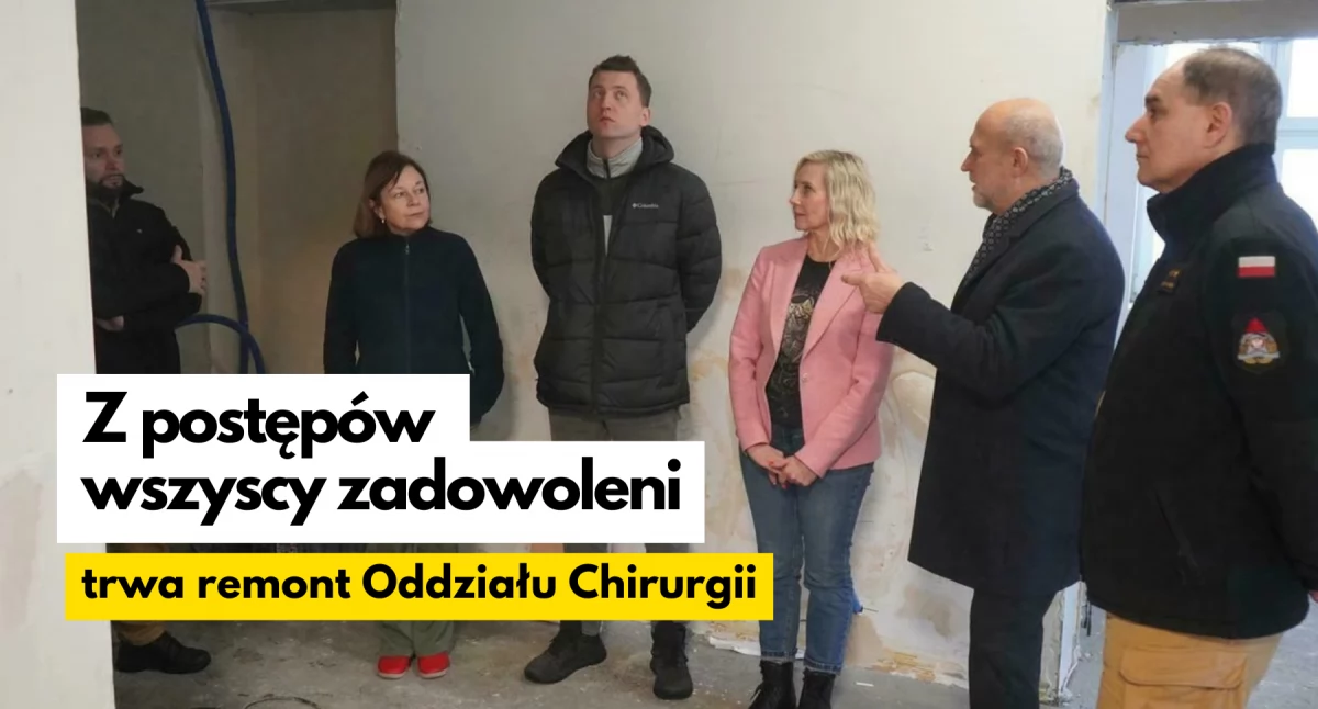 Inwestycje i remonty, Miliony szpitalną chirurgię Jeszcze koniec remontu oddziału - zdjęcie, fotografia