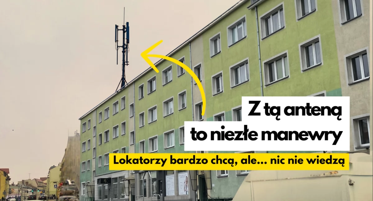 zdjęcie - fotomontaż. Blok przy ul. Wyszyńskiego 20