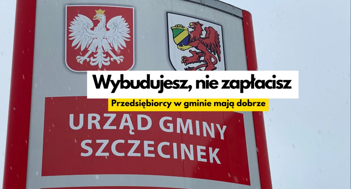 Gmina Szczecinek, Gmina Szczecinek zwalnia przedsiębiorców - zdjęcie, fotografia