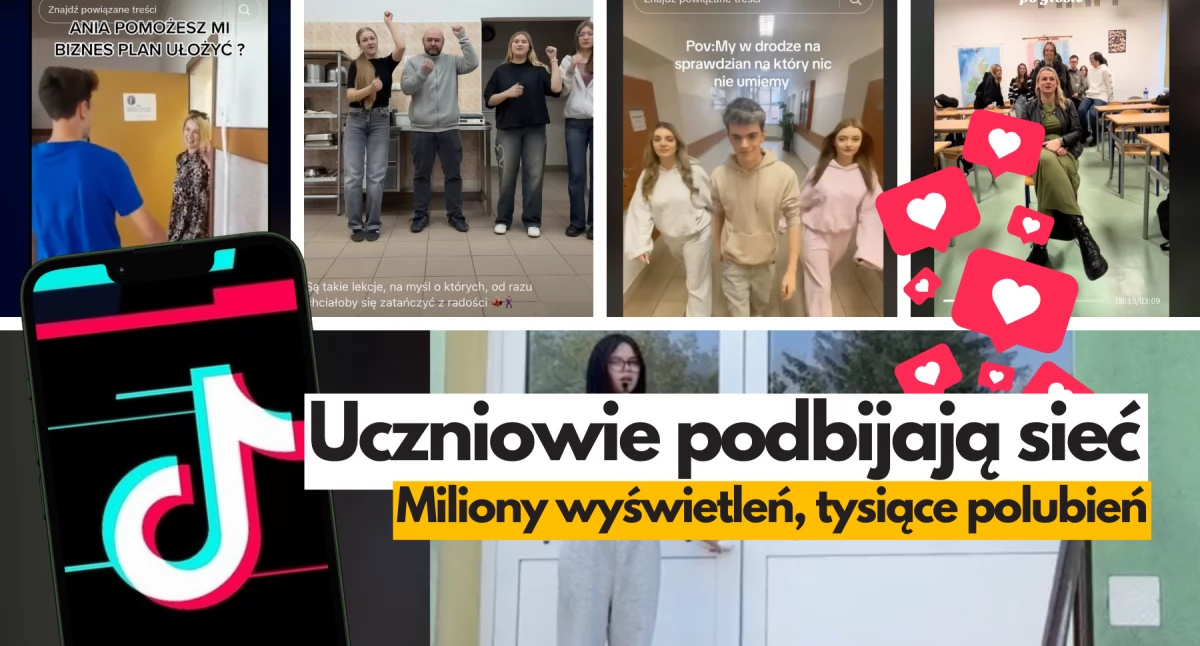 Zdjęcie: Uczniowie podbijają TikToka