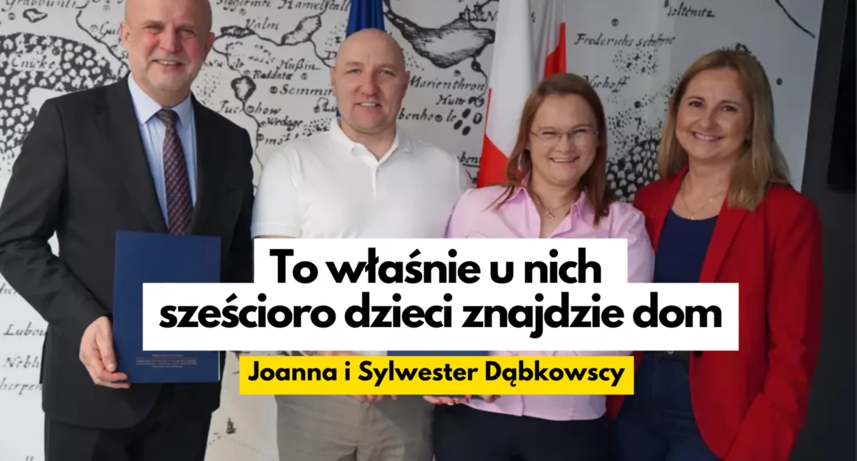 Zdjęcie: Starosta Krzysztof Lis, Joanna i Andrzej Dąbkowscy, Małgorzata Kubiak-Horniatko