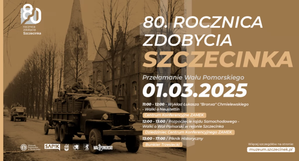 Sapik, rocznica zdobycia Szczecinka Zaproszenie - zdjęcie, fotografia