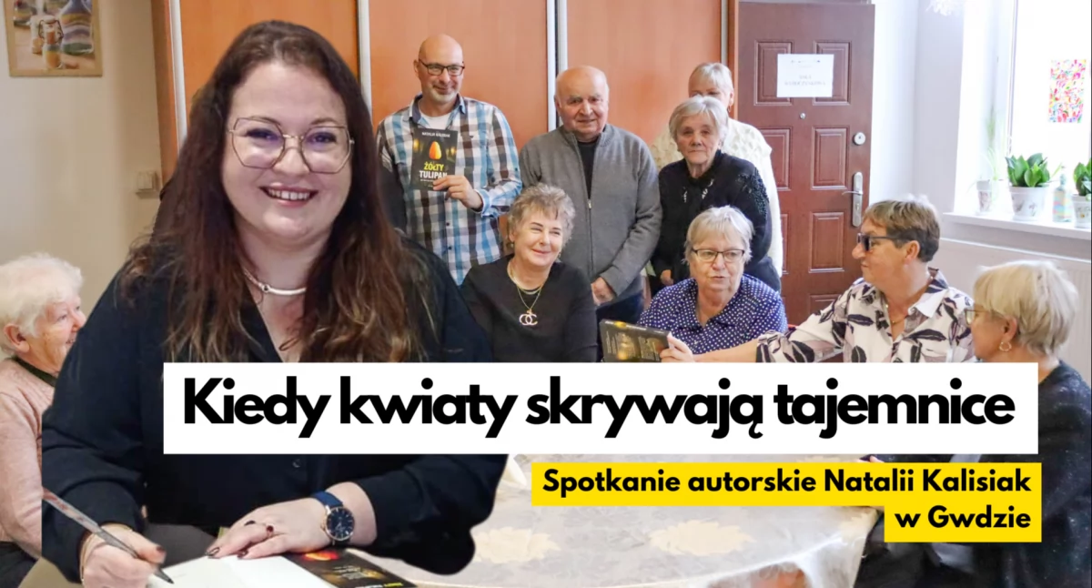 Gmina Szczecinek, Żółty tulipan mroczna tajemnica Opowiadała autorka thrillera - zdjęcie, fotografia
