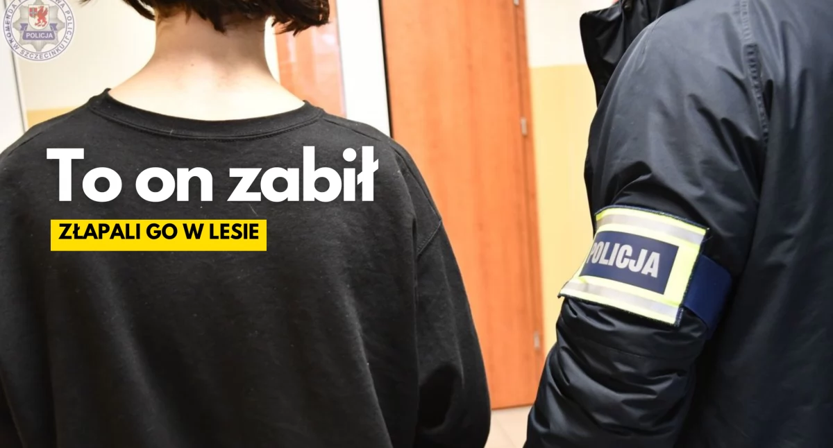 Policja, Zabił kobietę znaleźli lesie - zdjęcie, fotografia