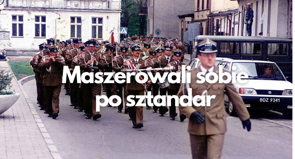 Historia, Sztandar wojskowy Placu Wolności - zdjęcie, fotografia