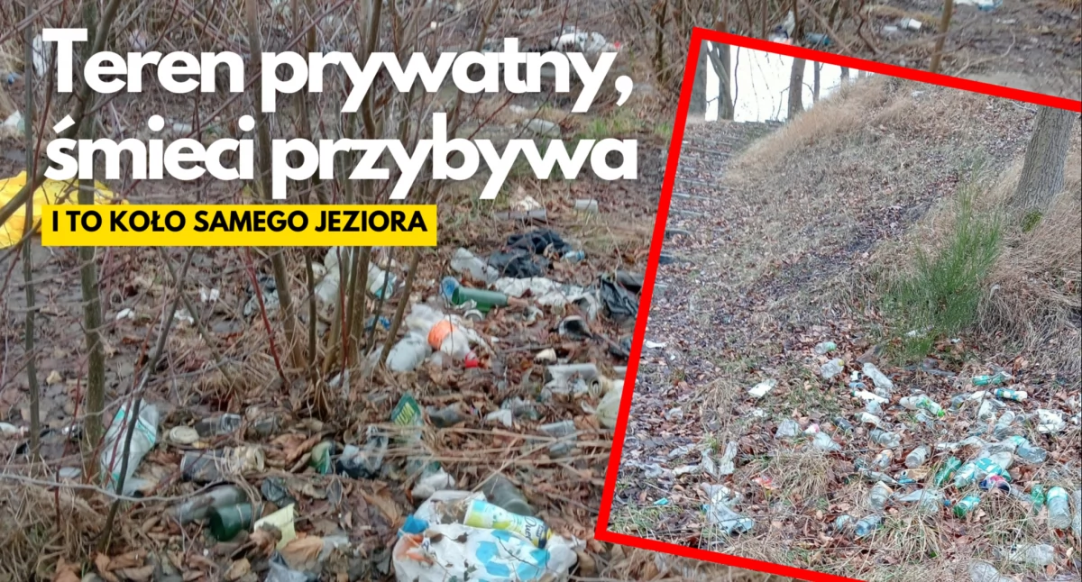 Wasz Temat, Może prywatne wygląda śmietnik samym jeziorze - zdjęcie, fotografia