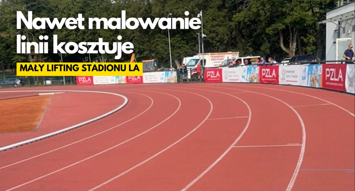 zdjęcie: Stadion lekkoatletyczny w Świątkach. fot: P. Witczuk