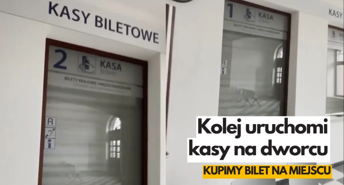 Zdjęcie: Kasy na dworcu kolejowym w Szczecinku