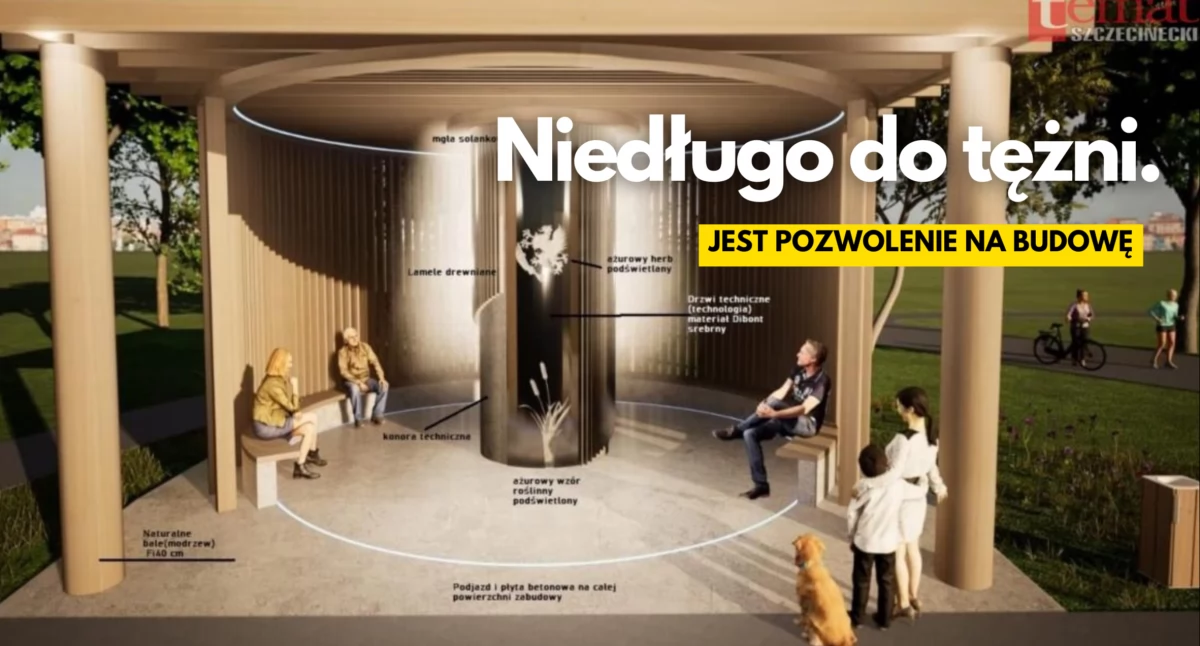 Inwestycje i remonty, Papierowa wojna tężnię zakończona pozwolenie budowę - zdjęcie, fotografia