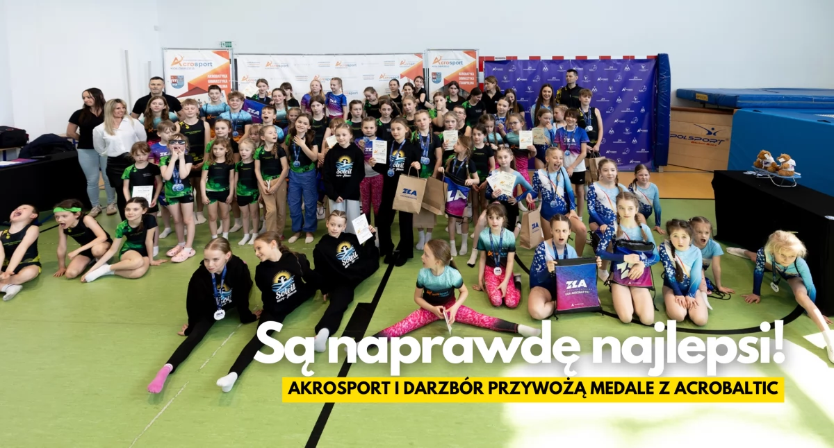 akrobatyka, Akrosport Darzbór przywożą medale AcroBaltic - zdjęcie, fotografia
