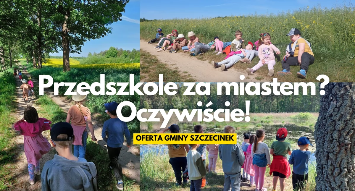 Gmina Szczecinek, Darmowe przedszkola blisko natury Gmina Szczecinek zaprasza - zdjęcie, fotografia
