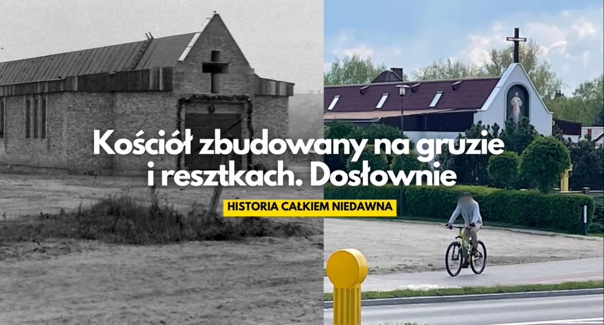 Historia, Kościół zbudowany gruzie resztkach Dosłownie - zdjęcie, fotografia