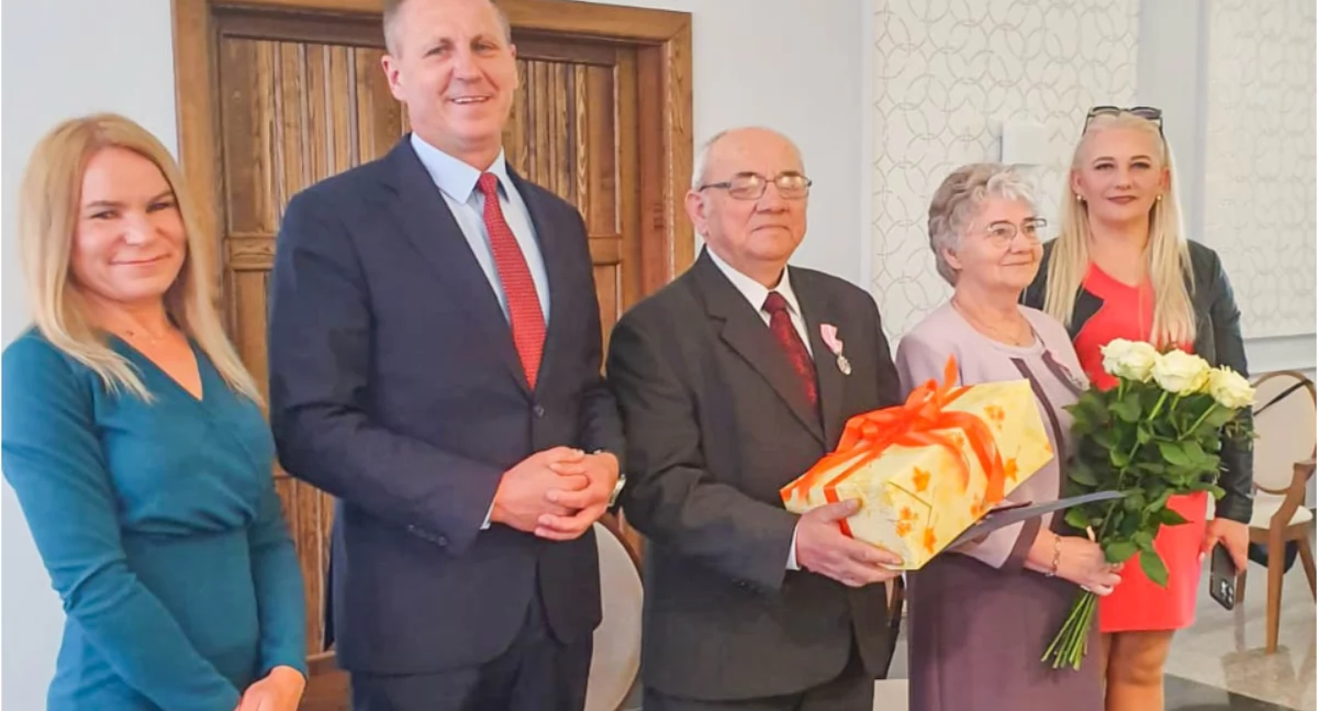 Gmina Szczecinek, razem Świętowali Państwo Roszko - zdjęcie, fotografia