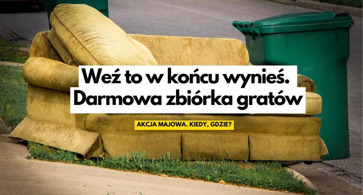 Aktualności, Zbiórka gabarytów Szczecinku Sprawdź kiedy wyrzucić starą kanapę - zdjęcie, fotografia