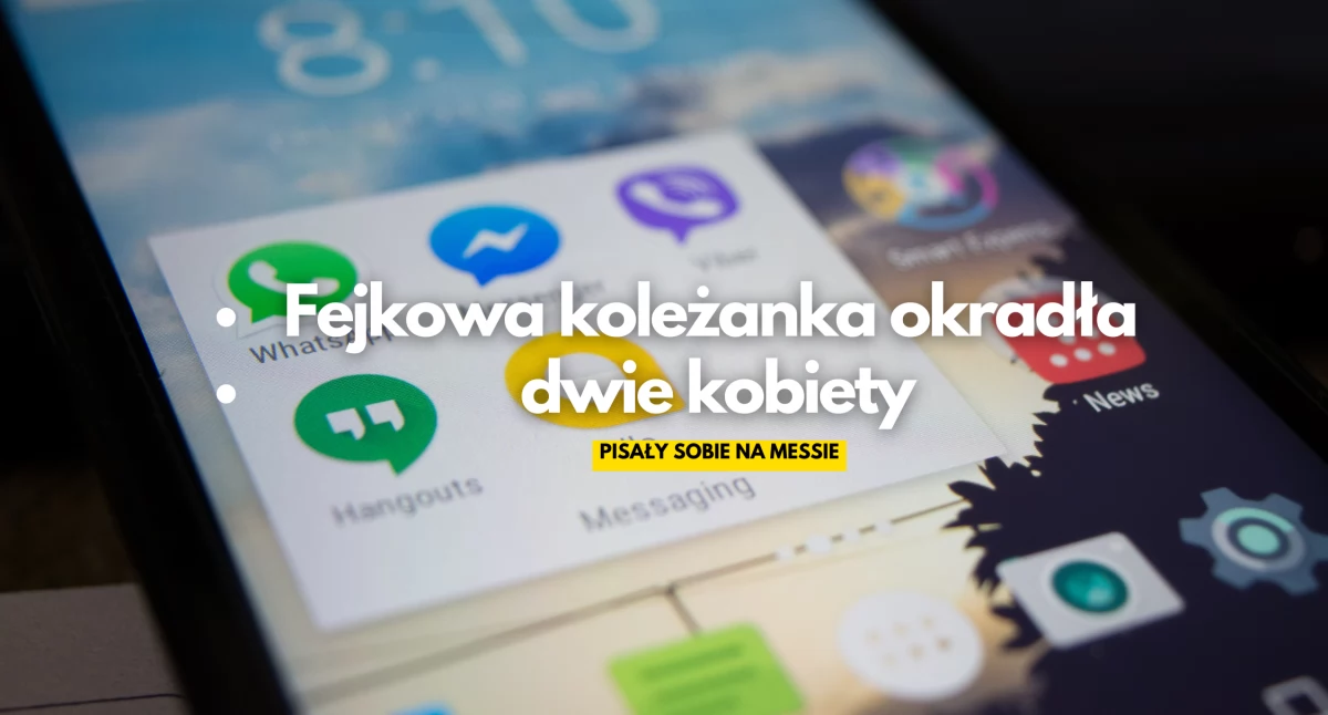 Policja, Sztuczka stara dziurawy Messenger osoby dały zrobić BLIKa - zdjęcie, fotografia