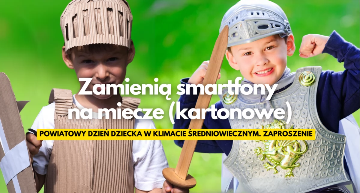 Imprezy, Powiatowy Dzień Dziecka rycerskiej kroniki - zdjęcie, fotografia