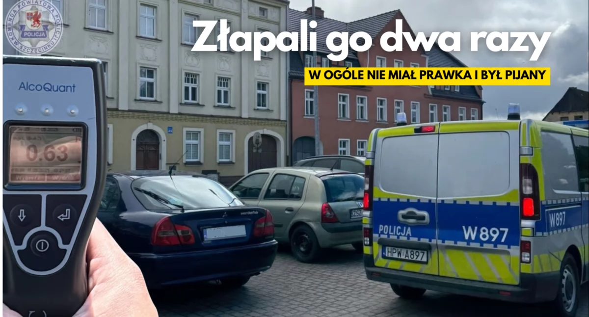 Policja, Znowu pijany znowu prawka znowu samym autem - zdjęcie, fotografia
