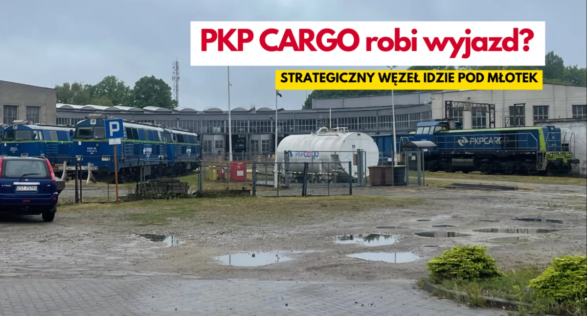 Kolej, Zwolnienia sprzedaż likwidacja Cargo znika Szczecinka - zdjęcie, fotografia