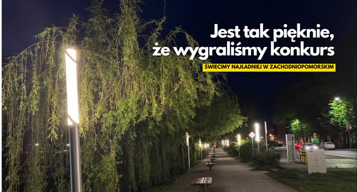 zdjęcie: alejka parkowa w Szczecinku, ul. Mickiewicza. fot: Patryk Witczuk