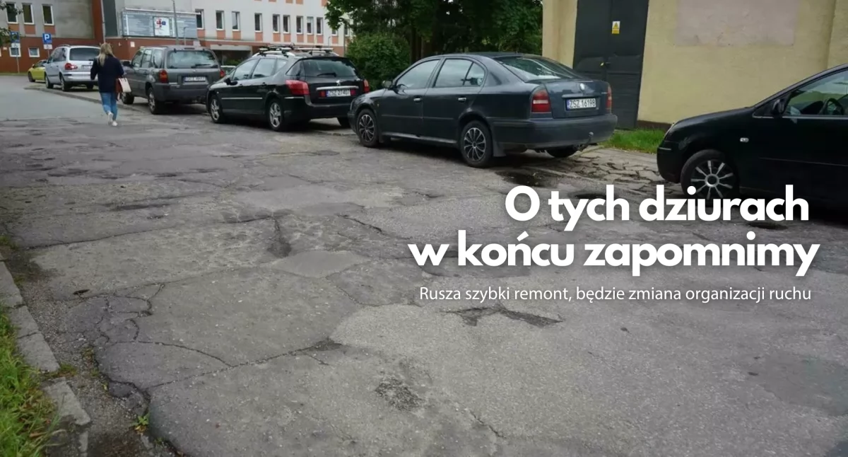Inwestycje i remonty, dziury jezdni znane pokoleń Koniec - zdjęcie, fotografia