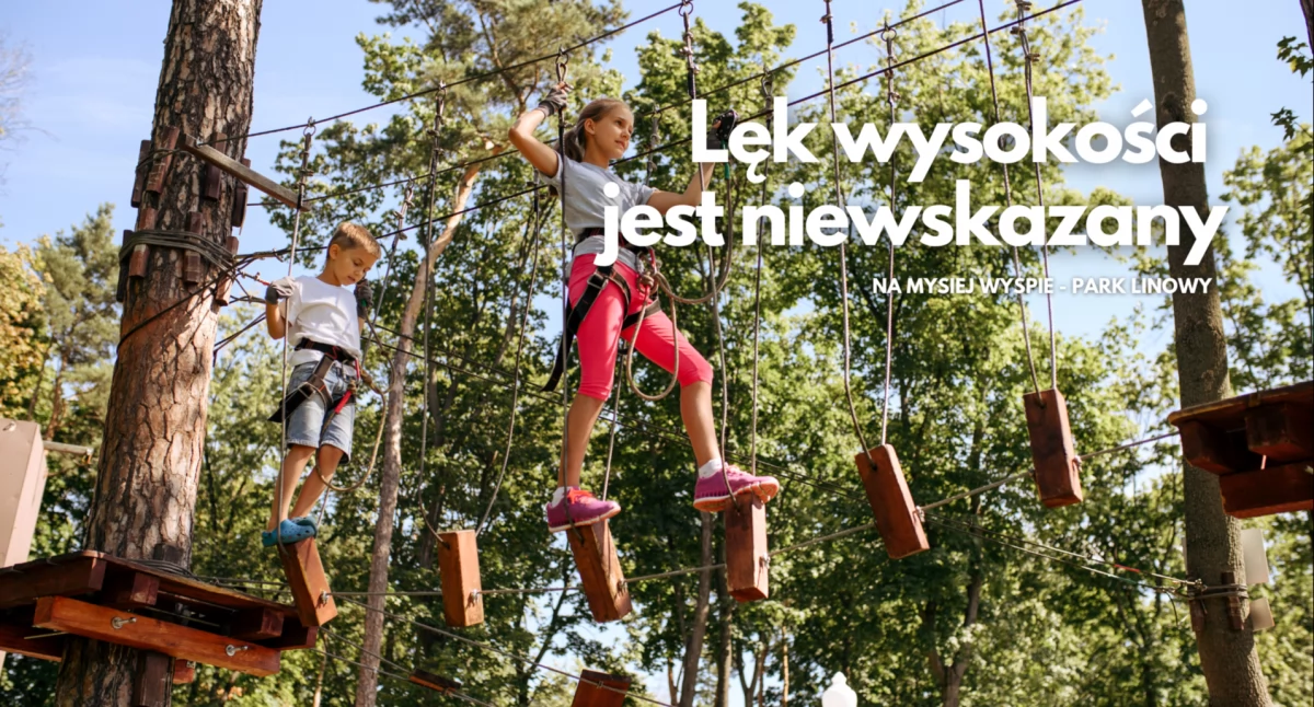 Inwestycje i remonty, Mysia Wyspa wysokości metrów linowy tydzień - zdjęcie, fotografia