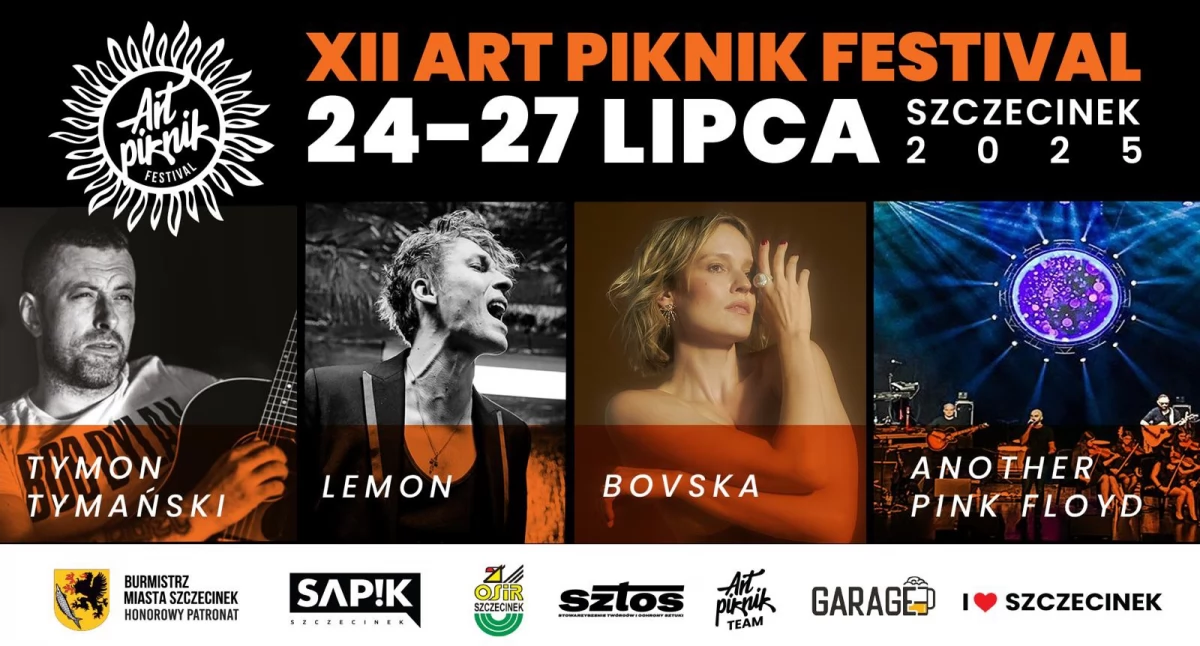 Sapik, Piknik Szczecinku Tymon Tymański Lemon Bovska zagrają zamkiem Potem afterparty - zdjęcie, fotografia