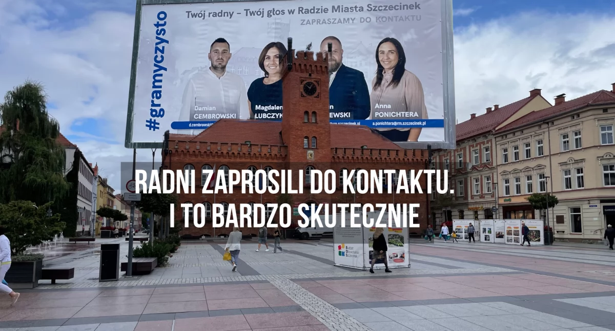 polityka, Banner czwórki przełamał opór Kontakty wszystkich radnych dostępne - zdjęcie, fotografia