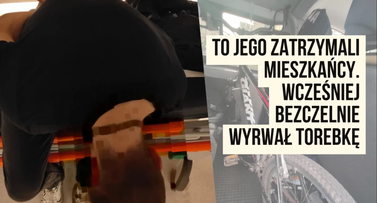 Policja, Złodziej uciekał przez pół Szczecinka Zatrzymali przypadkowi przechodnie - zdjęcie, fotografia