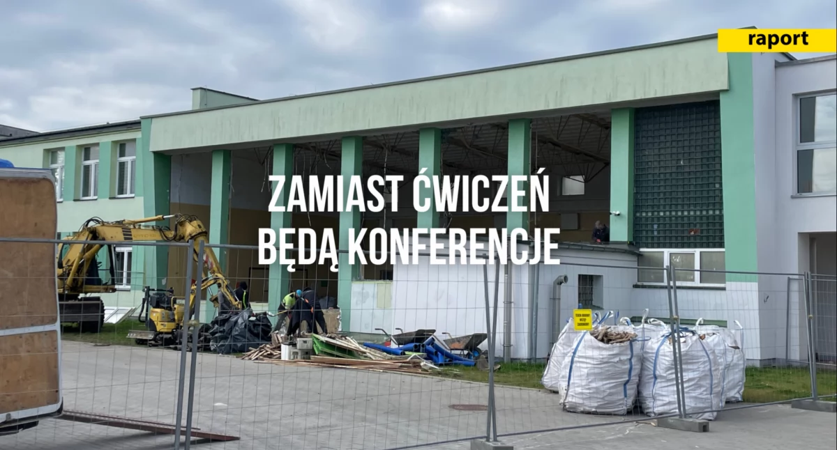 Inwestycje i remonty, Koniec piłek lekarskich gimnastyczna zmienia aulę milionów powiatowa inwestycja idzie grubo - zdjęcie, fotografia
