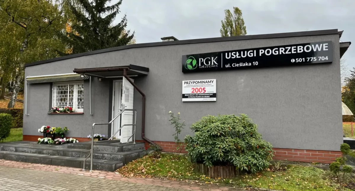 sklep firmowy PGK Szczecinek ul. Cieślaka 10