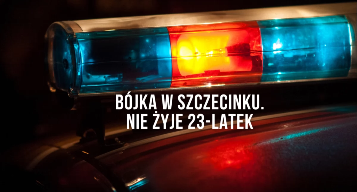 Policja, Nocna bójka Szczecinku żyje latek - zdjęcie, fotografia