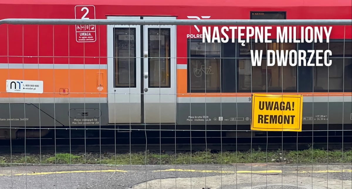 Kolej, miliony peron Dworzec Szczecinku znów budowie - zdjęcie, fotografia