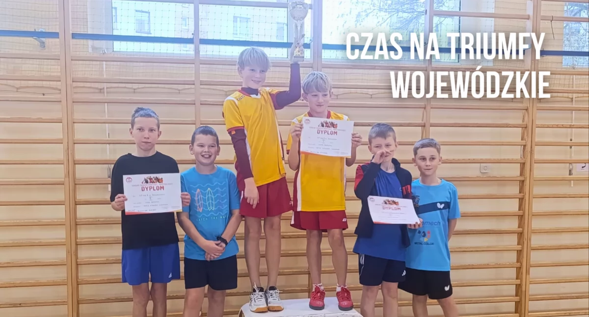 tenis stołowy, Szczecinek Parsęcko grudniowych finałach - zdjęcie, fotografia