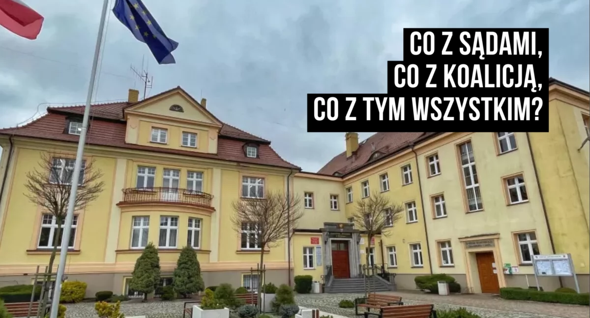 polityka, Dwóch liderów powiatu sprawy sądzie sytuacja - zdjęcie, fotografia