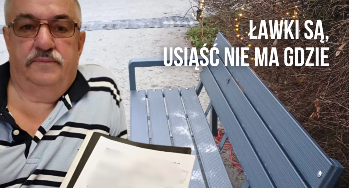 Wasz Temat, Ławki usiąść gdzie szczecineckiego seniora - zdjęcie, fotografia