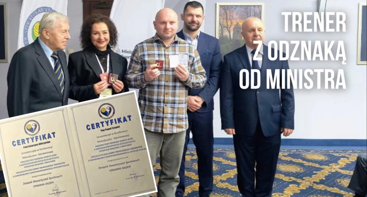 lekkoatletyka, Trener Victorii nagrodzony brązową odznaką ministerstwa - zdjęcie, fotografia