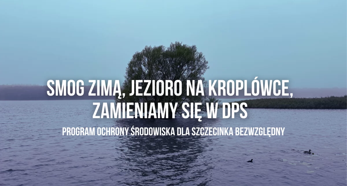 Aktualności, zimą jezioro kroplówce zamieniamy Program Ochrony Środowiska bezwzględny - zdjęcie, fotografia