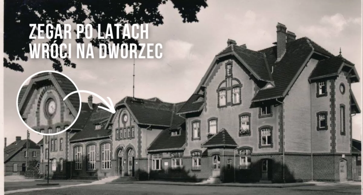 Aktualności, Podróżnym pokaże zdążyli pociąg Klasyczny zegar wraca dworzec - zdjęcie, fotografia